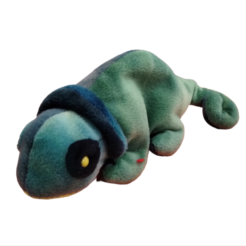 ✓Ty Beanie Babies 1997 Rainbow the Chameleon